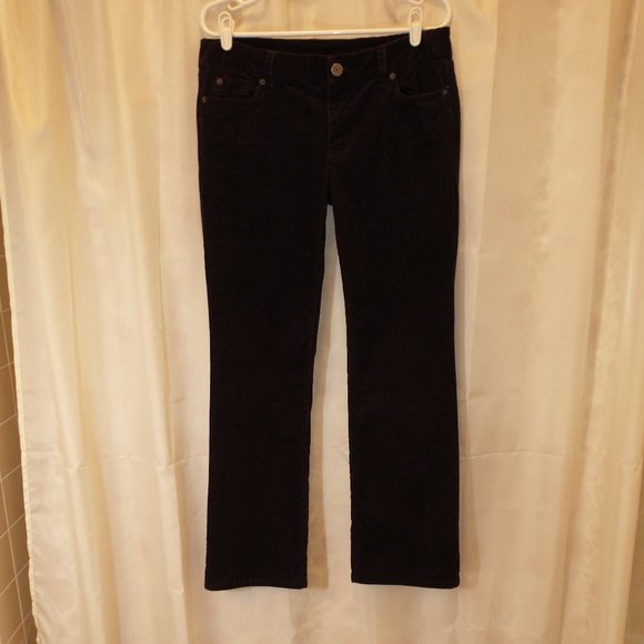 J. Crew Jeans J Crew Favorite Fit Dark Eggplant Stretch Corduroy